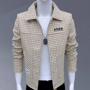 气质二棉高端轻奢夏季薄款夹克男时尚日式痞子精品靓仔男装外套潮