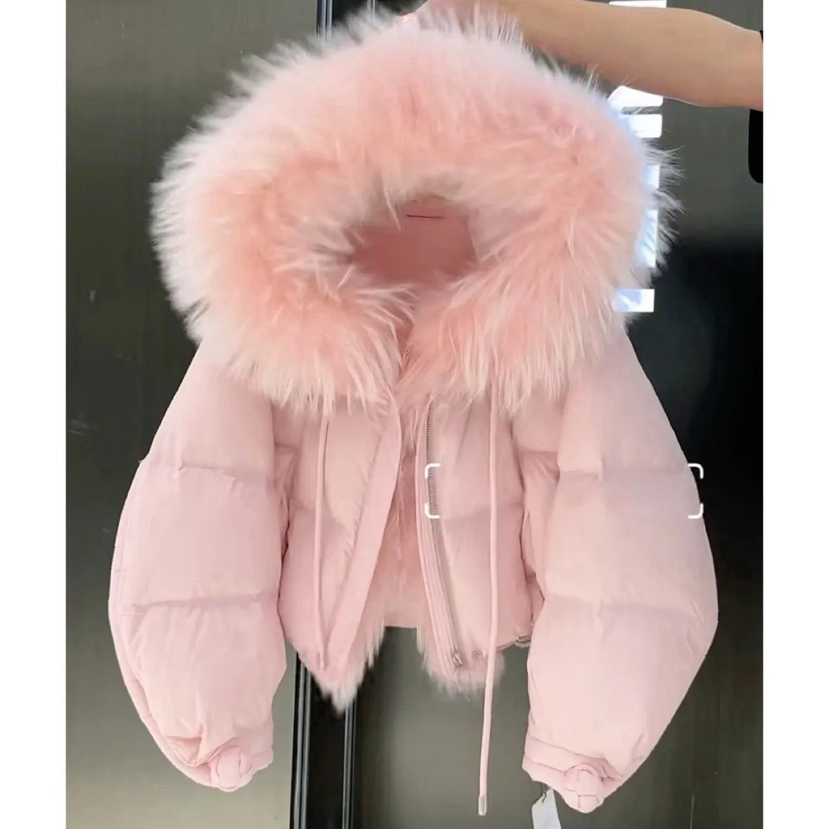 女童2025新款羽绒棉服大毛领青少年中大童棉袄高级休闲棉衣保暖潮
