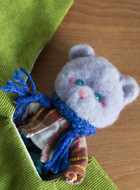 原创手工羊毛毡彩虹可动摆件