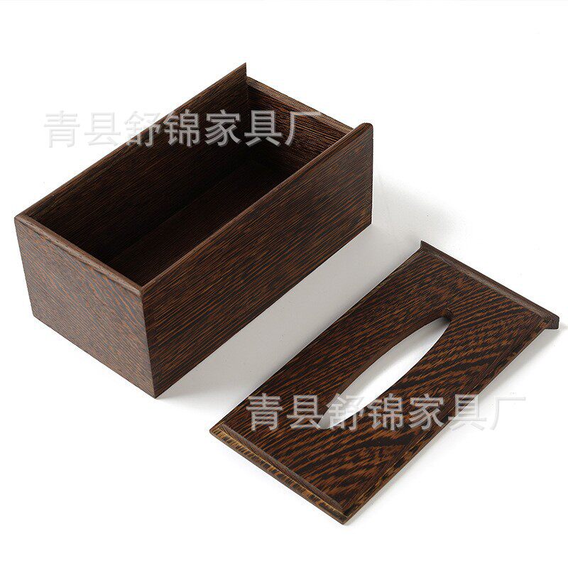 鸡翅木纸巾盒红花梨纸巾盒鸡翅木抽纸盒子花梨木抽纸盒
