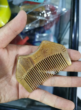 阿根廷绿檀木梳子木质按梳猫咪梳谭木匠大量厂里直销
