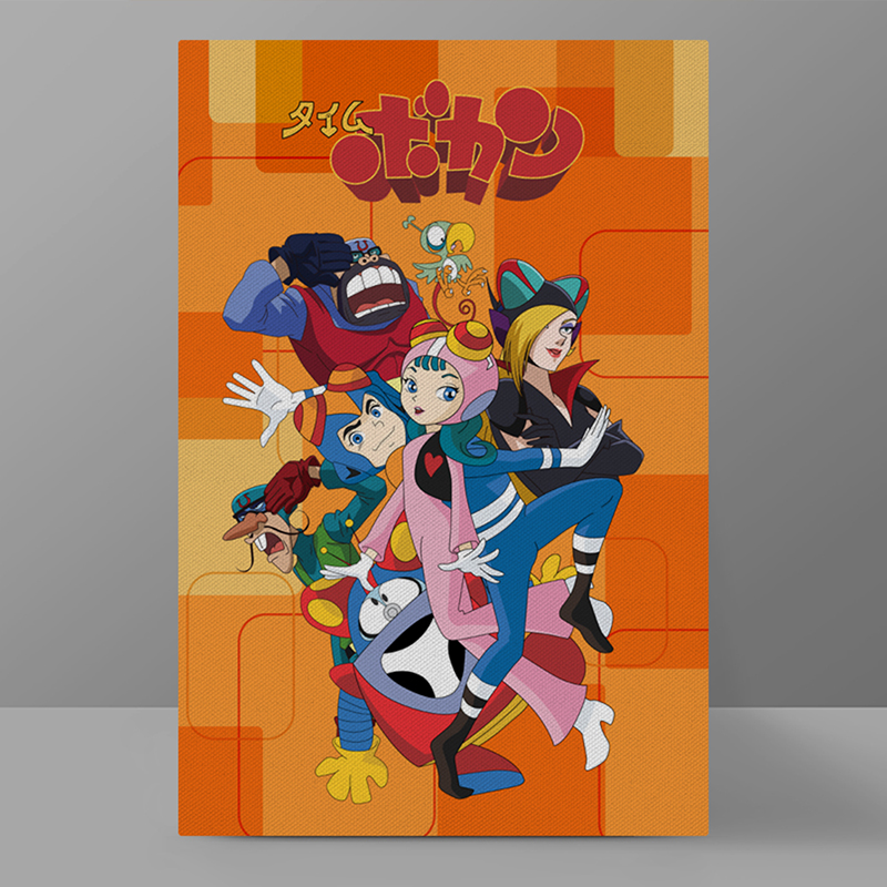 时空旅行者时间飞船装饰画time bokan妖妮大姐原创设计高清挂画