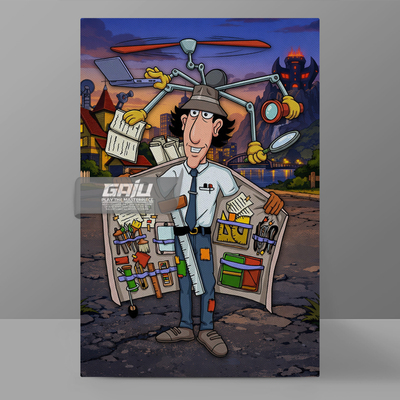 神探加杰特装饰画奇探嘎杰特壁画