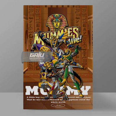 木乃伊战士收藏装饰画