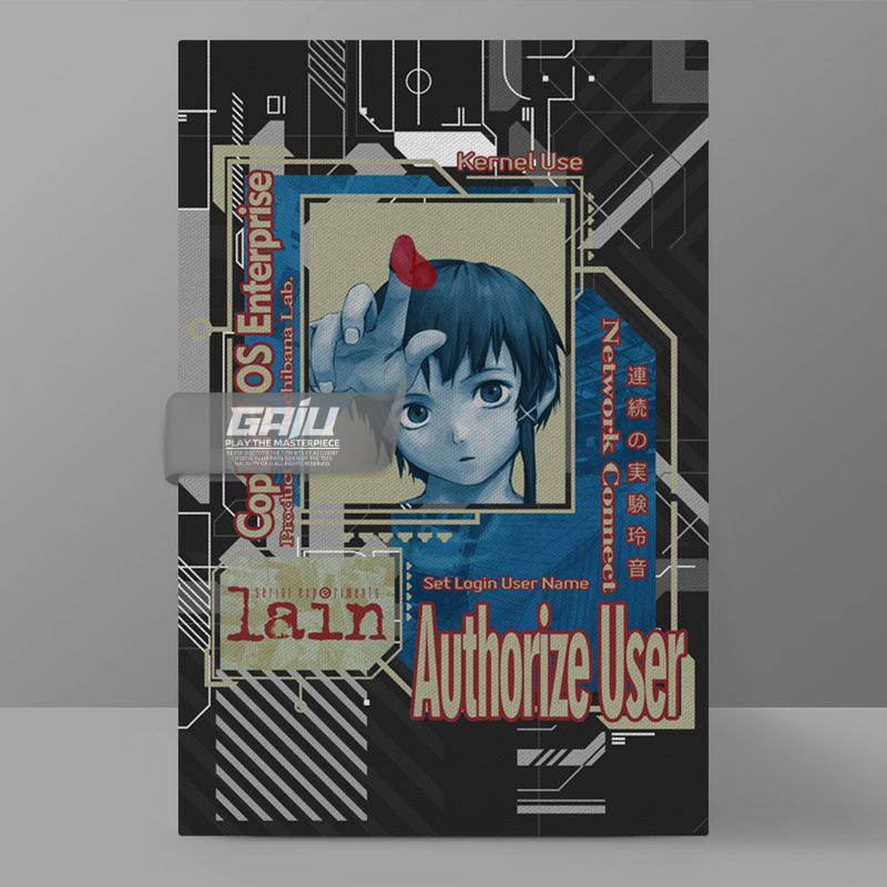 玲音装饰画赛博朋克壁画动漫Serial Experiments Lain墙画酷挂画