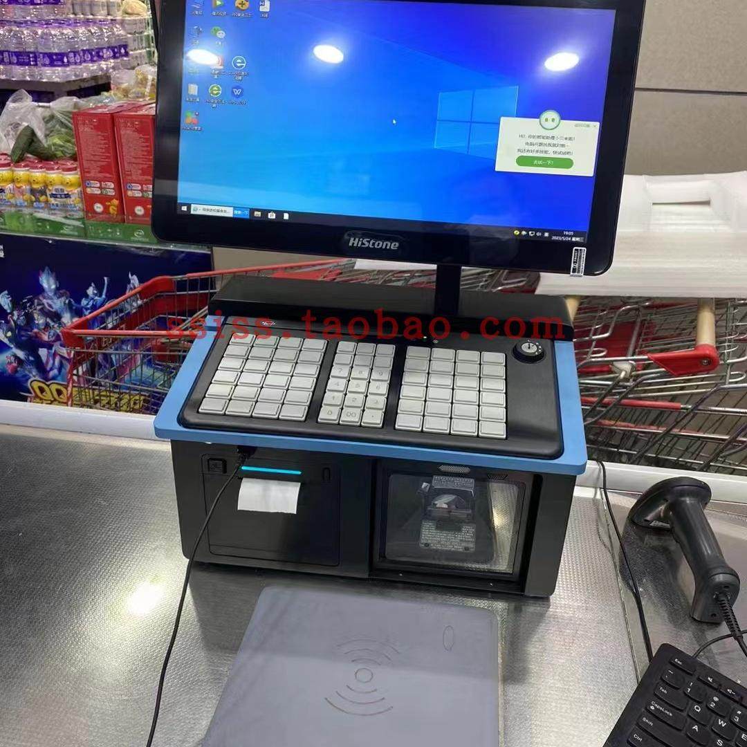 海信石hk580histone收银机560超市便利店系统收款机双屏通道hk568
