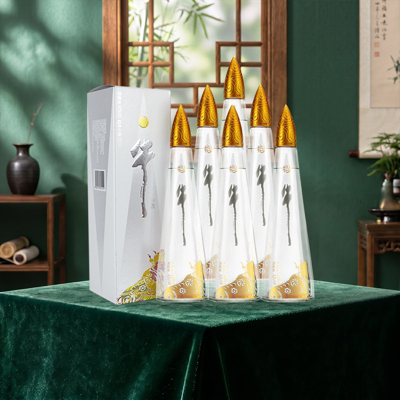 北京牛栏山二锅头酒43度牛角尖浓香型500ml*6瓶整箱礼盒纯粮白酒
