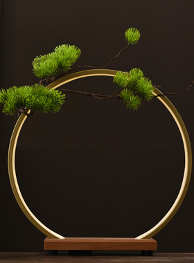 创意LED灯圈底座 发光酒架白酒红酒洋酒展示架品鉴会酒店桌面摆件