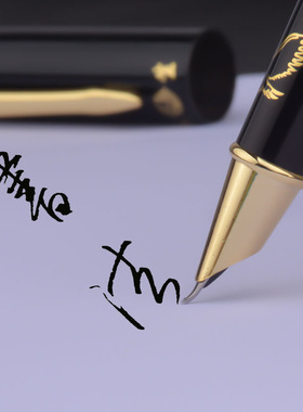 美工笔弯尖弯头钢笔手工打磨铱金硬笔书法练字个性签名重手感钢笔