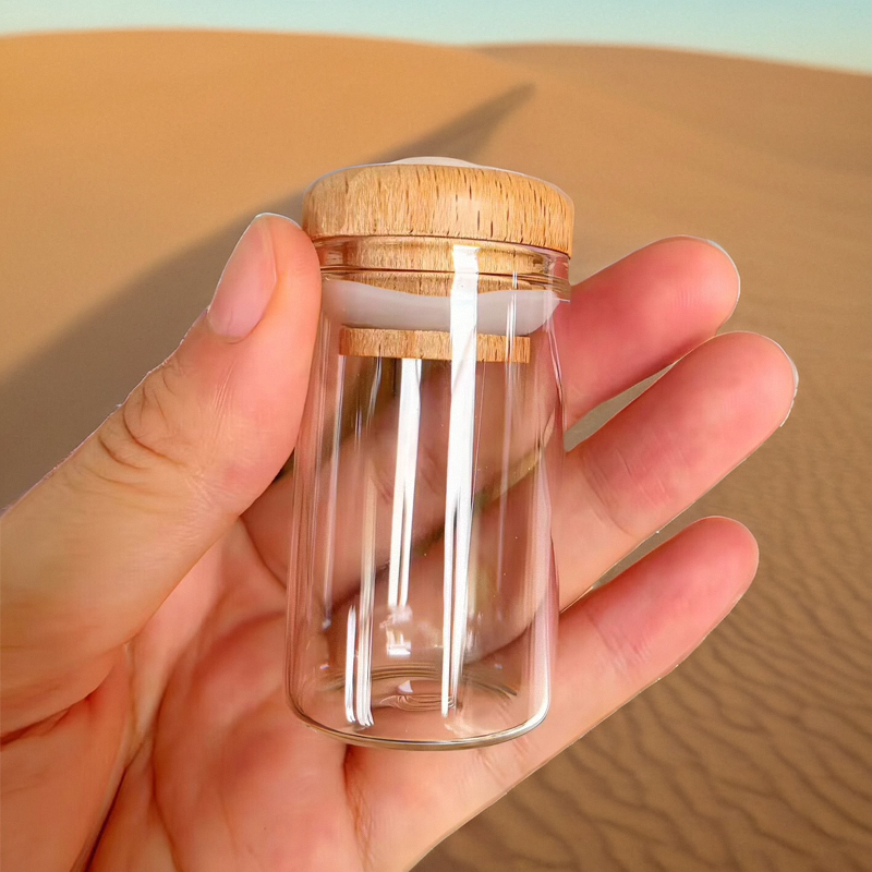 沙漠装沙瓶西北大环线收纳玻璃带盖小礼物透明创意旅游纪念品青甘