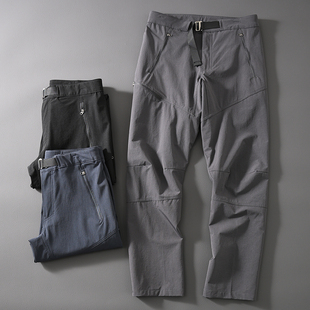 鸟家线下2800+外贸男士户外轻薄透气弹力耐磨快干工装直筒休闲裤