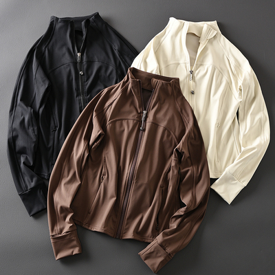 define系列立领修身瑜伽外套女