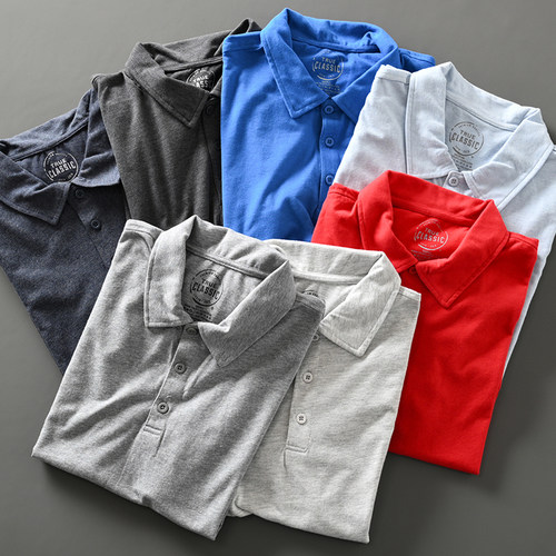 时尚休闲柔软透气短袖POLO衫