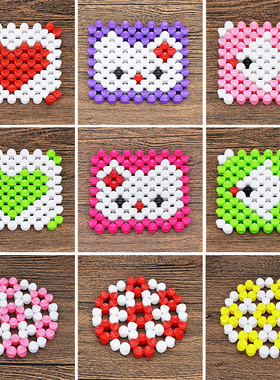 隔热防滑亚克力可爱风diy手工