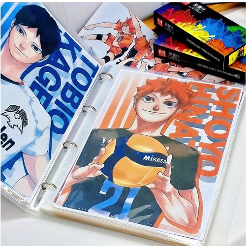 活页款日版A4文件夹收纳册动漫日漫周边文件夹收藏夹过塑A4收纳册