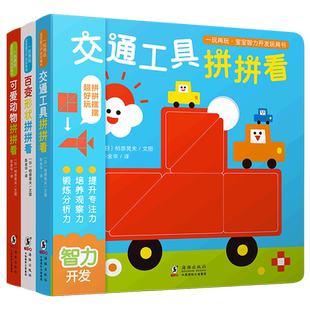 【新华书店正版书籍】一玩再玩宝宝智力开发玩具书(共3册) (日)柏原晃夫 海豚