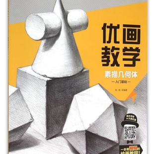 刘刚 浙江人美 入门基础 书籍 优画教学 素描几何体 新华书店正版
