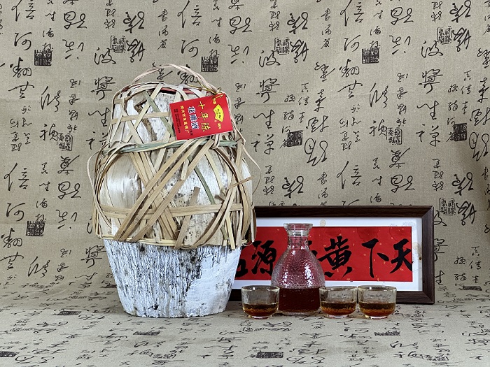 花雕酒正宗黄酒十年手工陈酿花雕十斤装半干型糯米黄酒两坛特价