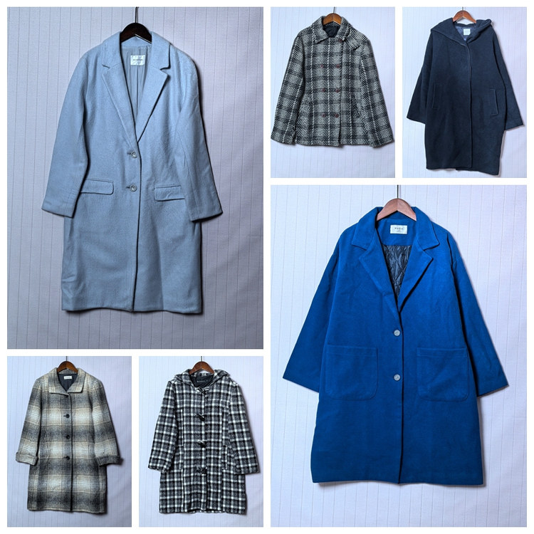 羊毛中长女款大衣文艺范多色