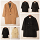 秋冬Vintage复古知性淑女纯色单双排扣中长款 大衣 D58