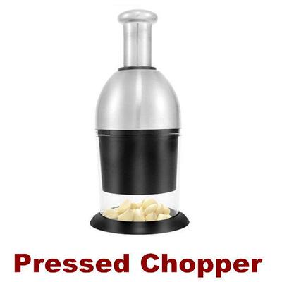 Manual Pressed Chopper Garlic Press Crusher Onion Vegetable