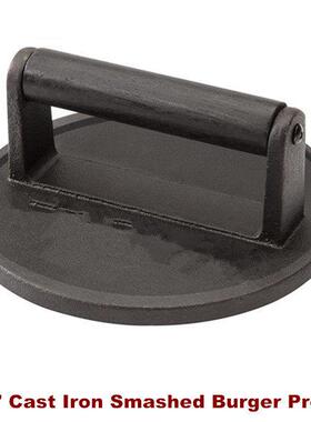 Cast Iron Smashed Burger Press Burger Tool for Grill
