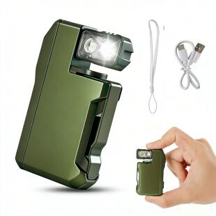 Magnetic Keychain Flashlight 400 Lumens Portable Flat