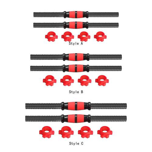 2Pcs Dumbbell Bars Dumbellsweights Set Comfortable Steel Stu