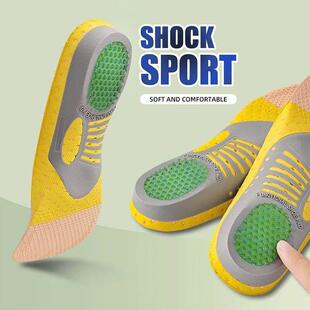 Support PVC Shoe Insole Sole Health Arch Foot Orthotic Flat