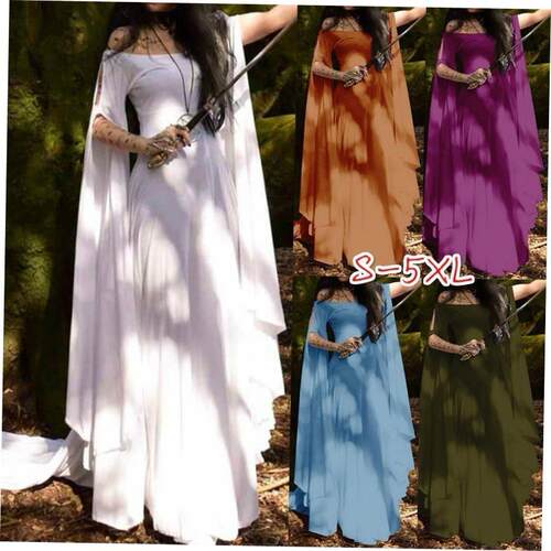 S-5xl Full-size Ladies Halloween Party Dress大码万圣节连衣裙
