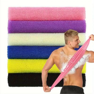 1/3pcs African Net Bath Sponge Exfoliating Washcloth Double