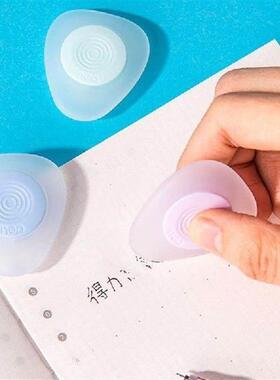 3Pcs Erasable Gel Pen Special Eraser Cute Cartoon Oval