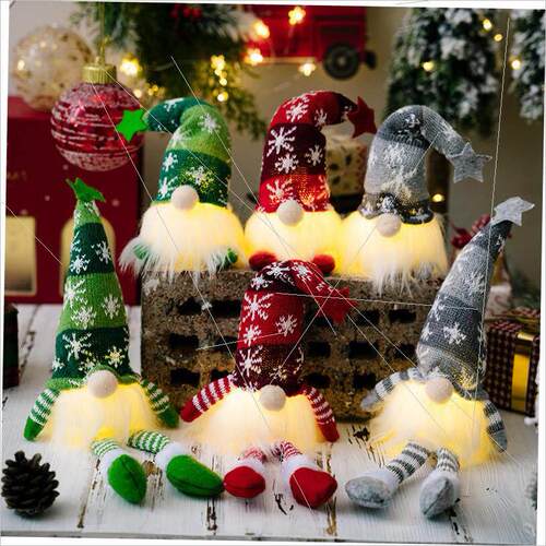 Christmas faceless doll Forest old man goblin figure圣诞公仔