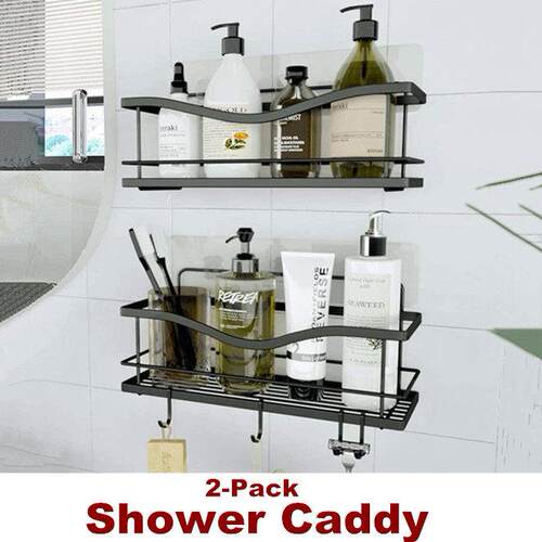 Shower Caddy Self Adhesive Shower Organizer Rack Bathroom