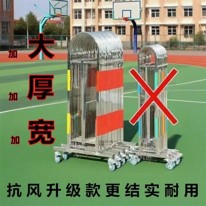 不锈钢伸缩围栏可移动护栏幼儿园推拉门商场折叠栅栏门施工防护栏