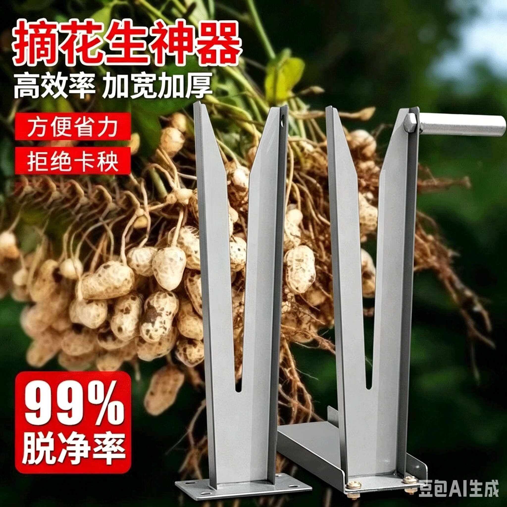 拔花生神器多功能农用摘花生机器