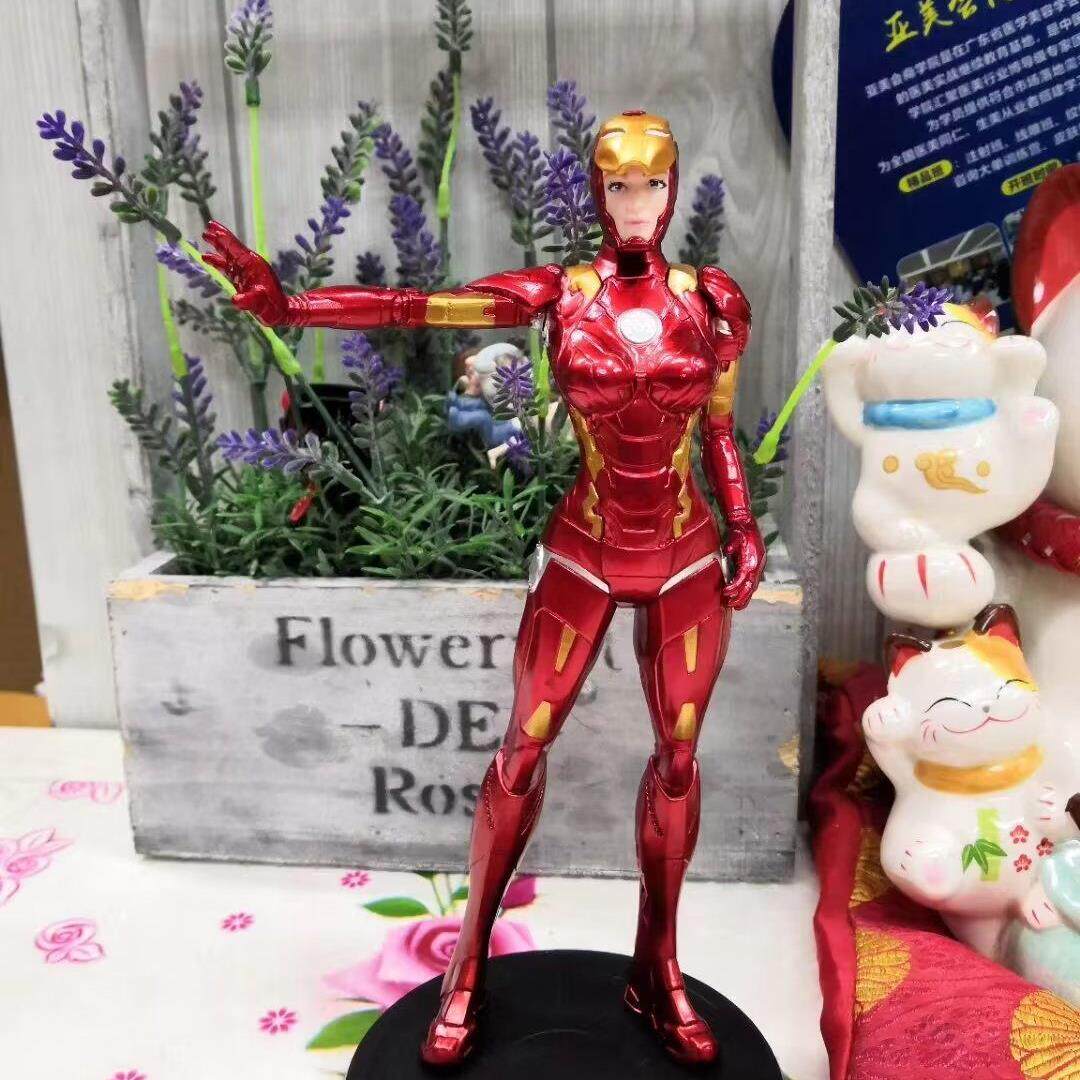 复仇者联盟 铁娘子 女钢铁侠mk85 小辣椒 可换版 盒装手办