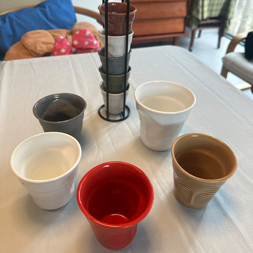 Revol褶皱陶瓷意式浓缩杯礼盒