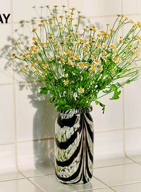 HAY Splash Vase 手工制作彩色玻璃花瓶 插花摆件装饰花器