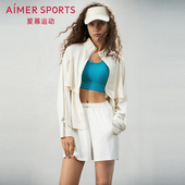 爱慕运动夏日练曲女士立领拉链薄外套外衣上衣AS144S92