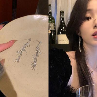 新款蝴蝶结耳钉无耳洞