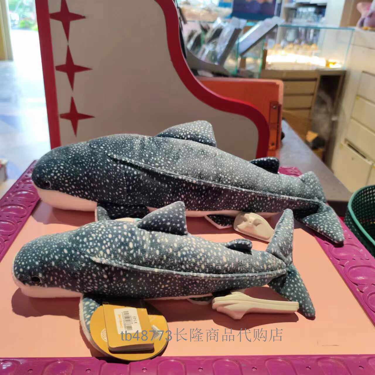 珠海长隆纪念品仿真鲸鲨毛绒公仔可爱儿童玩偶布娃娃玩具生日礼物