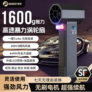 菠萝君booster暴力风扇户外涡轮 64mm涵道高速无刷强力吹水鼓风机