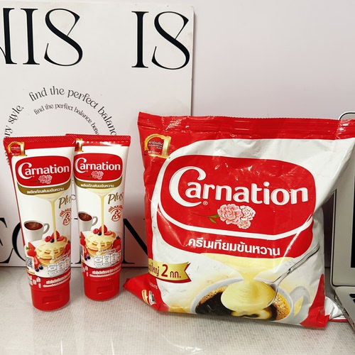 泰国三花炼乳csrnation泰国进口炼乳商用奶茶店专甜品烘焙泰奶茶