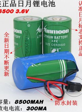 日月ER26500 3.6V锂电池2号燃气煤流量计电池ER26500M/H 水表电池