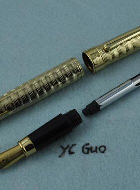库存老钢笔永生幸福2002/2003成人硬笔书法钢笔90年代生产粗杆