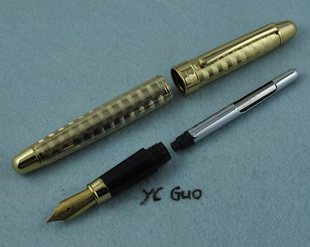 库存老钢笔永生幸福2002/2003成人硬笔书法钢笔90年代生产粗杆