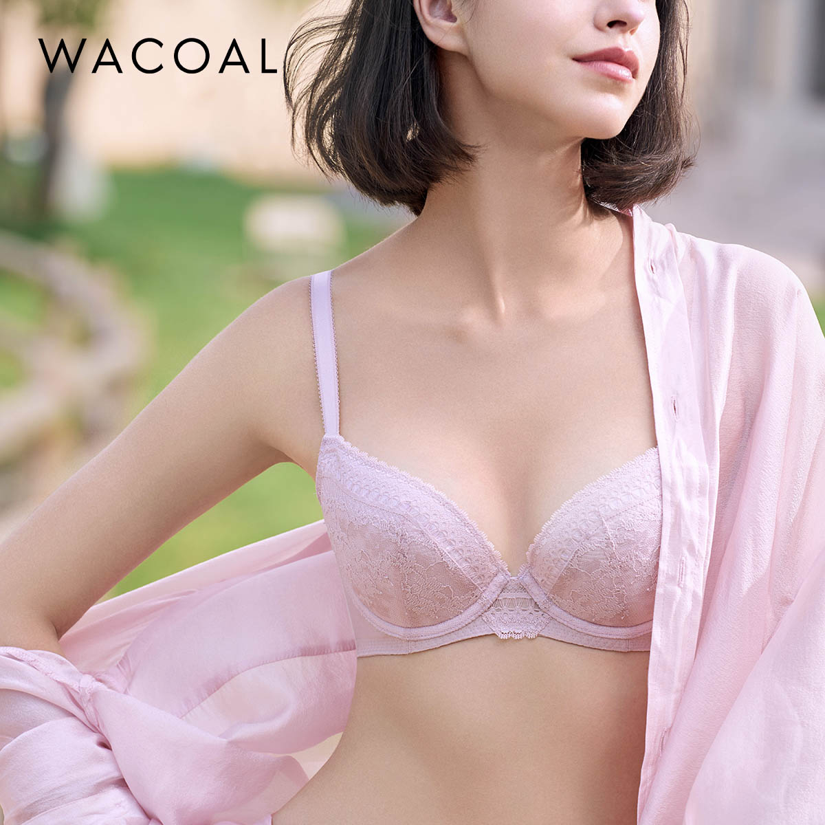 华歌尔薄款丰盈聚拢软钢圈女