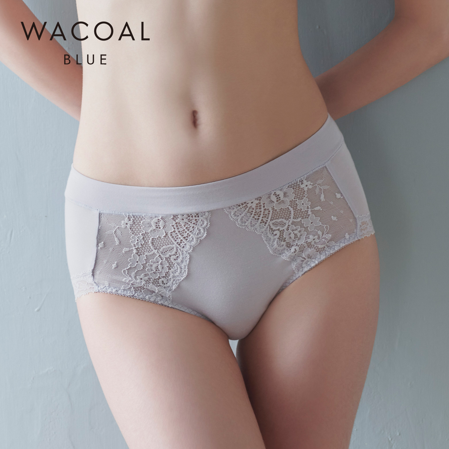 华歌尔蕾丝平角裤内裤女