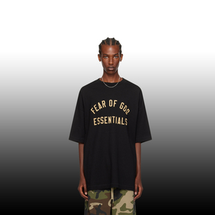 纯棉上衣魏哲鸣同款 ESSENTIALS T恤2024秋冬美潮宽松男女情侣款